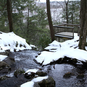 Buttermilk Falls in December