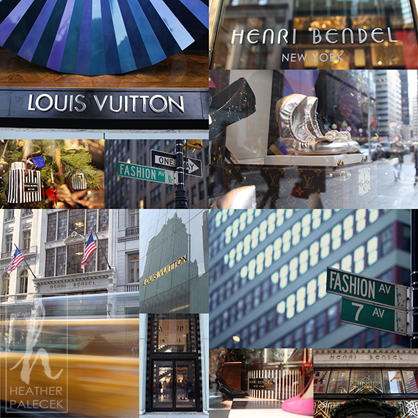 Louis Vuitton Henri Bendel Collage