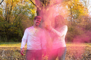 Powder Paint Photo Shoot - Engagement Session