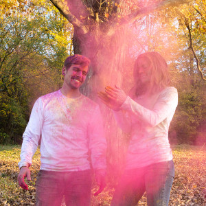 Powder Paint Photo Shoot - Engagement Session