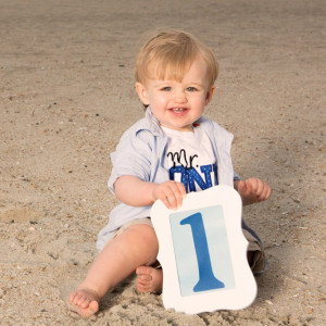 First Birthday Photos at Sunrise on LBI {{Hamilton NJ Children Portrait Photographer}}