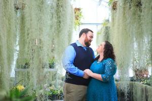 Orchid Conservatory Engagement Session {Hamilton, NJ Portrait Photographer}