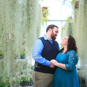 Orchid Conservatory Engagement Session {Hamilton, NJ Portrait Photographer}