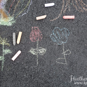 Sidewalk Chalk Family Session {Hamilton, NJ Photographer}