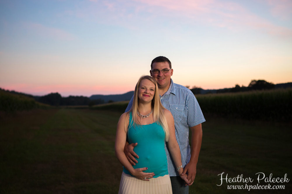 Sunset-Maternity-Photos-West-Rupert-Vermont-Farm