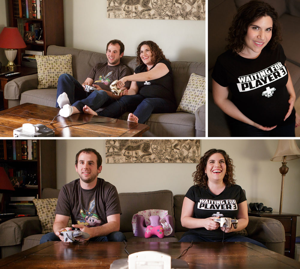 video-game-theme-pregnancy-announcement-new-jersey