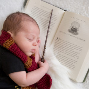 Harry Potter themed Newborn Session {Hamilton, NJ Newborn Photographer}