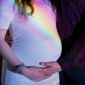 Rainbow Baby Maternity Session {NJ Portrait Photographer}