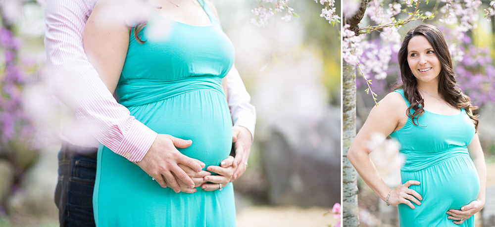 Maternity-Session-Sayen-Gardens-Cherry-Blossoms