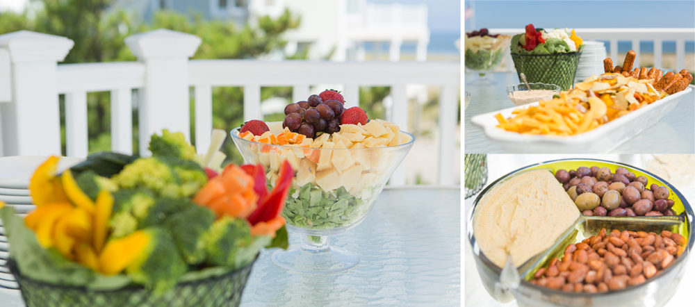 Appetizers at Vow Renewal