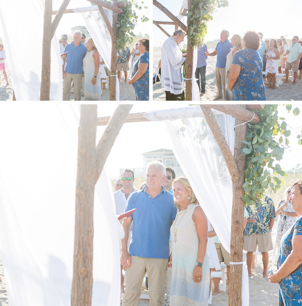 Vow Renewal on the Beach LBI NJ