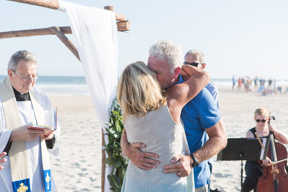 Vow Renewal on the Beach LBI NJ