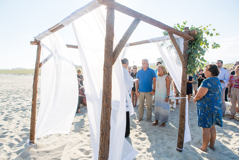 Vow Renewal on the Beach LBI NJ