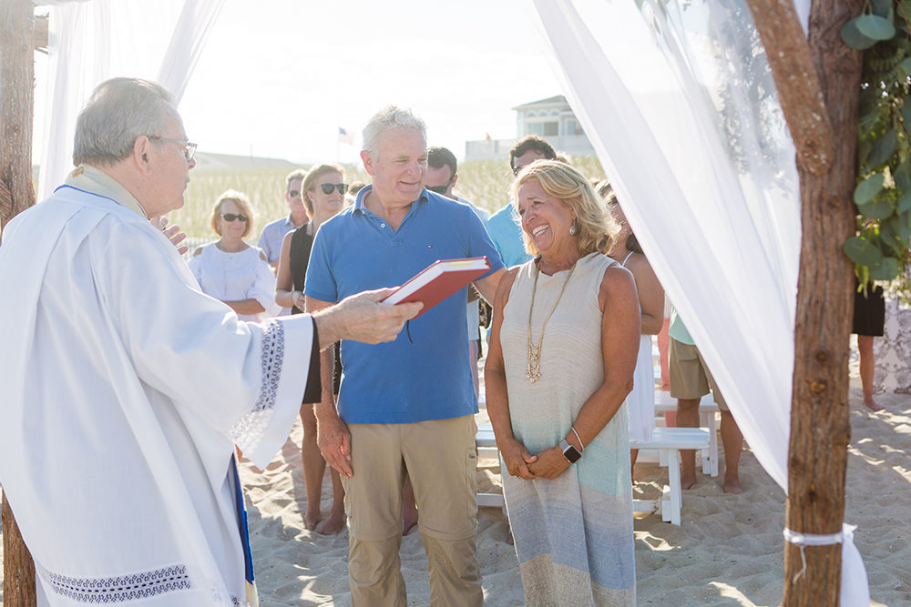 Vow Renewal on the Beach LBI NJ