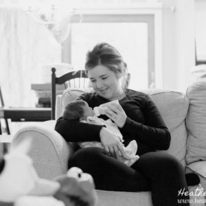 Lifestyle Newborn Photos {NJ Photographer}