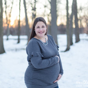 Winter Maternity Photos in Bergen County, NJ {Ewing, NJ Maternity Photographer}