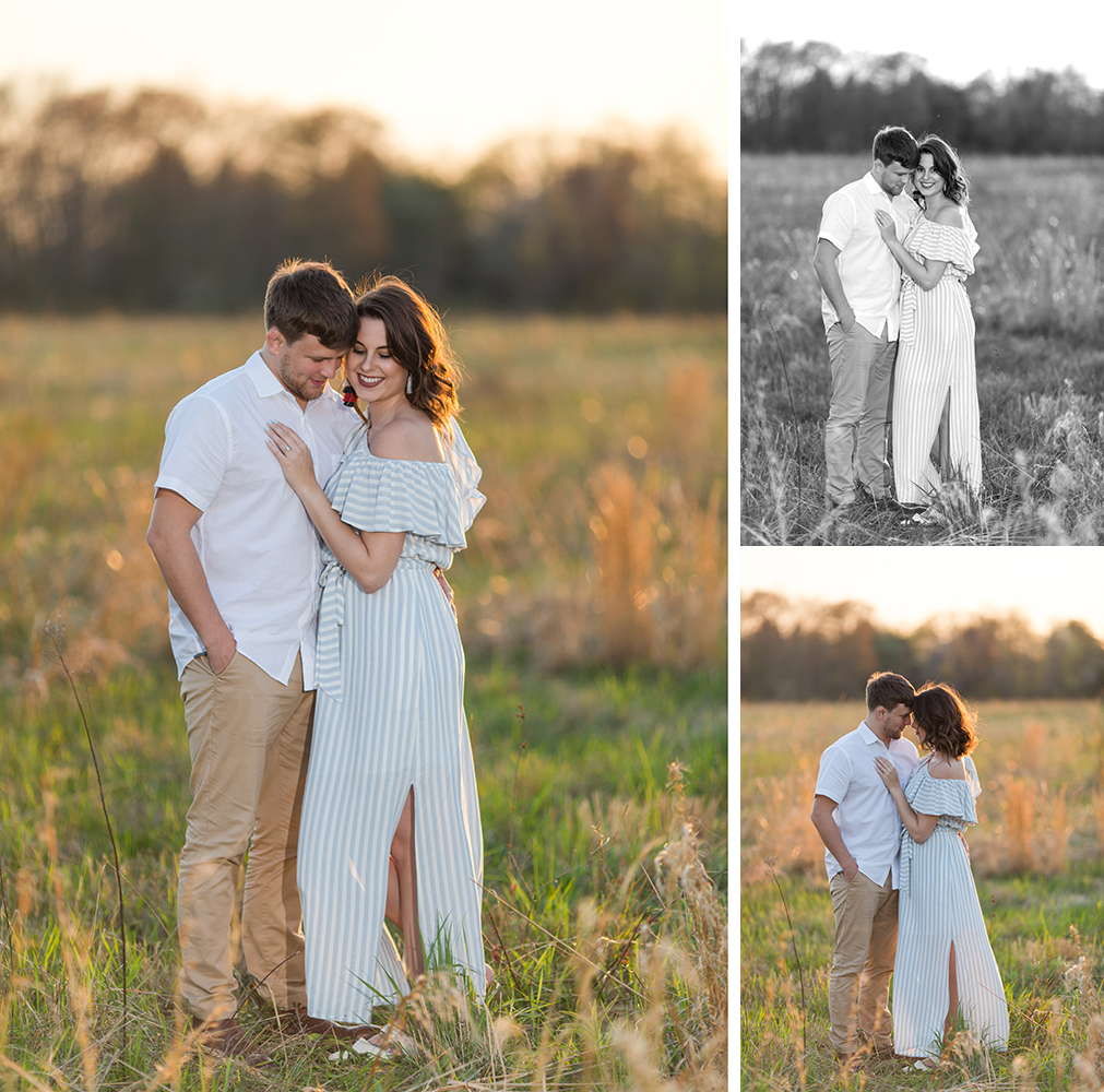Ewing NJ portraits in a field