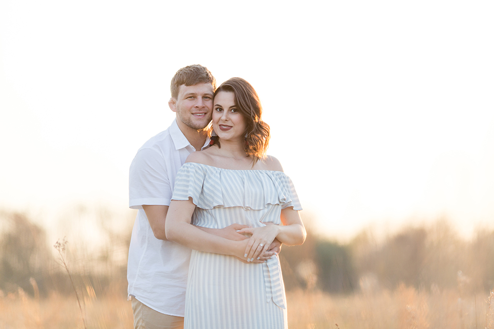Ewing NJ portraits in a field