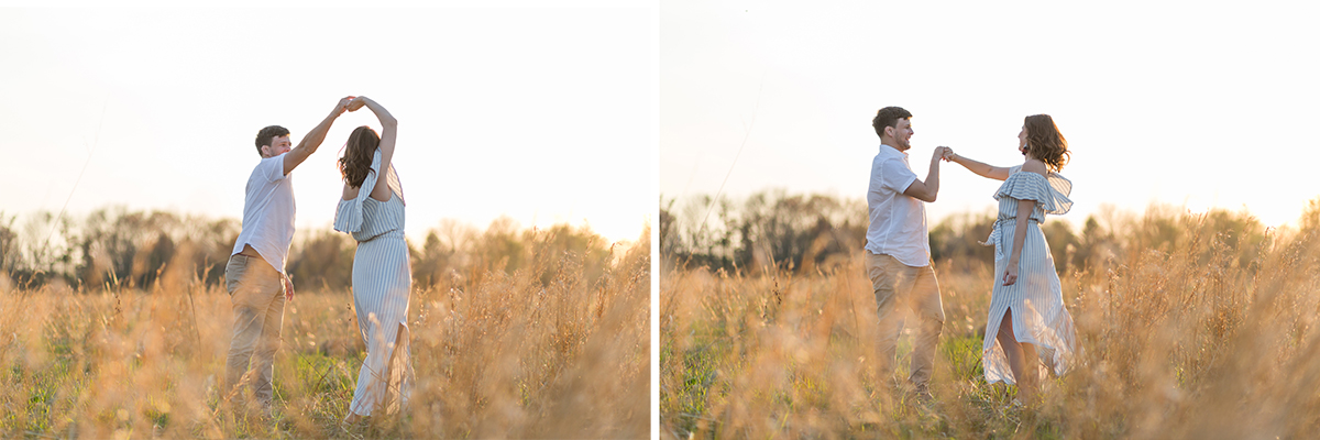 Ewing NJ portraits in a field