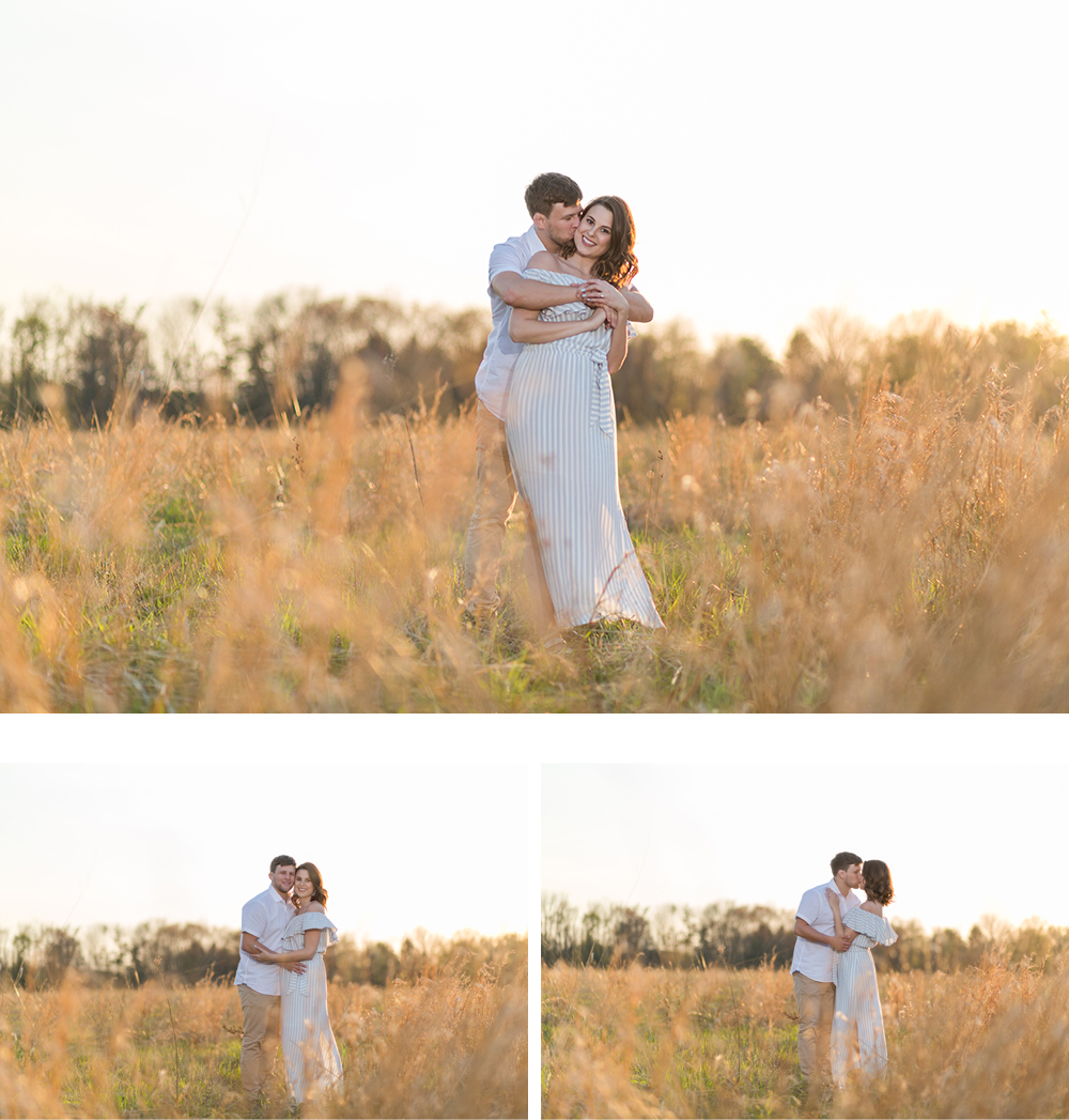 Ewing NJ portraits in a field