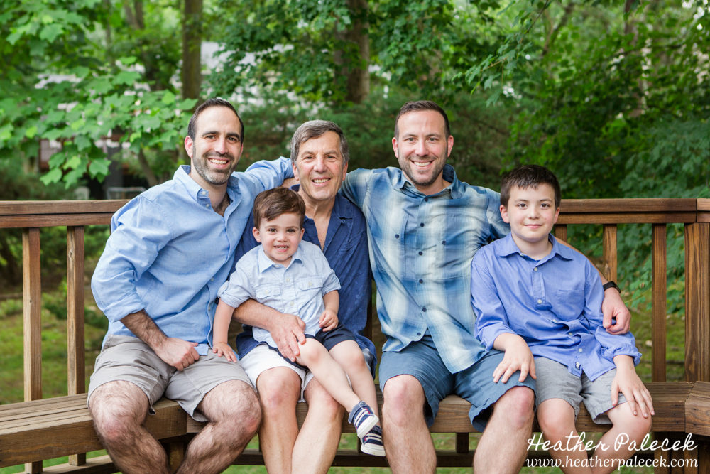 Family Portrait in back yard