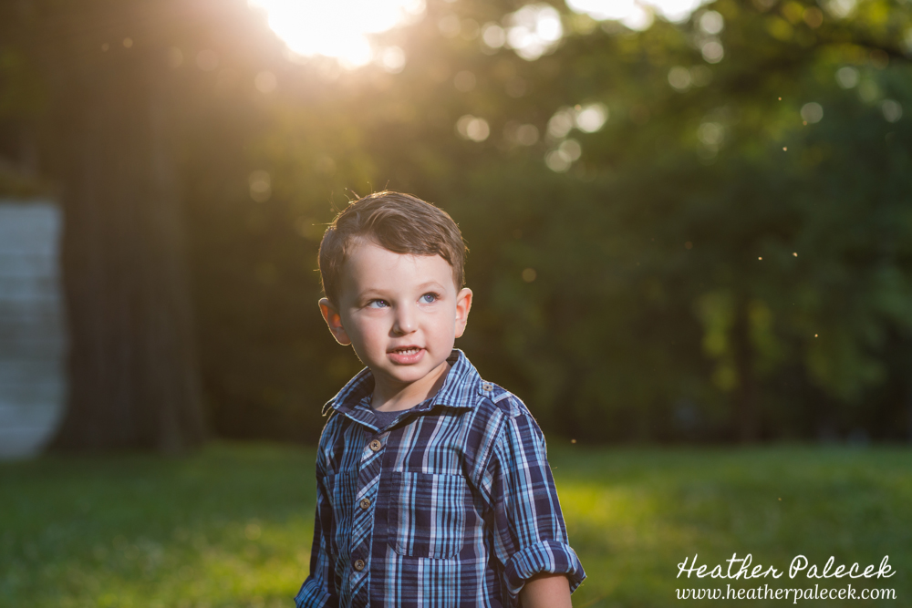 boy in dramatic light