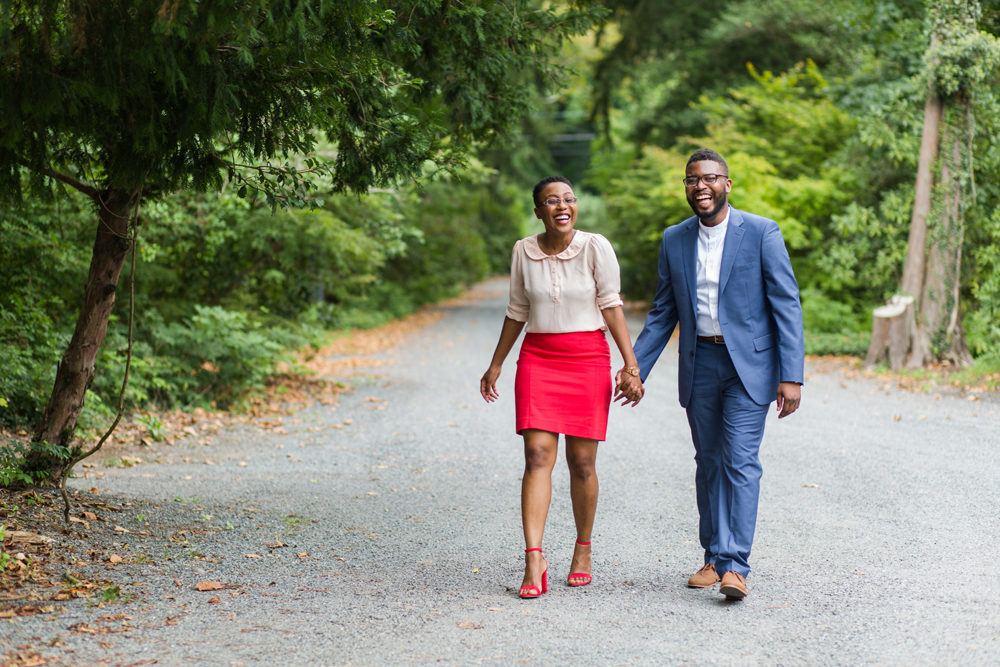 Happy Couple walking together