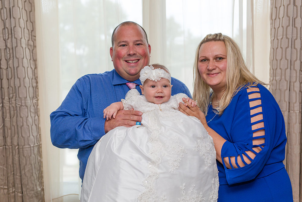 Godparents with Goddaughter