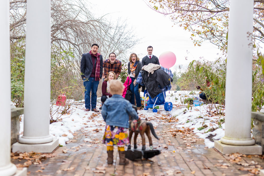 Family Portrait at Frelinghuysen Arboretum