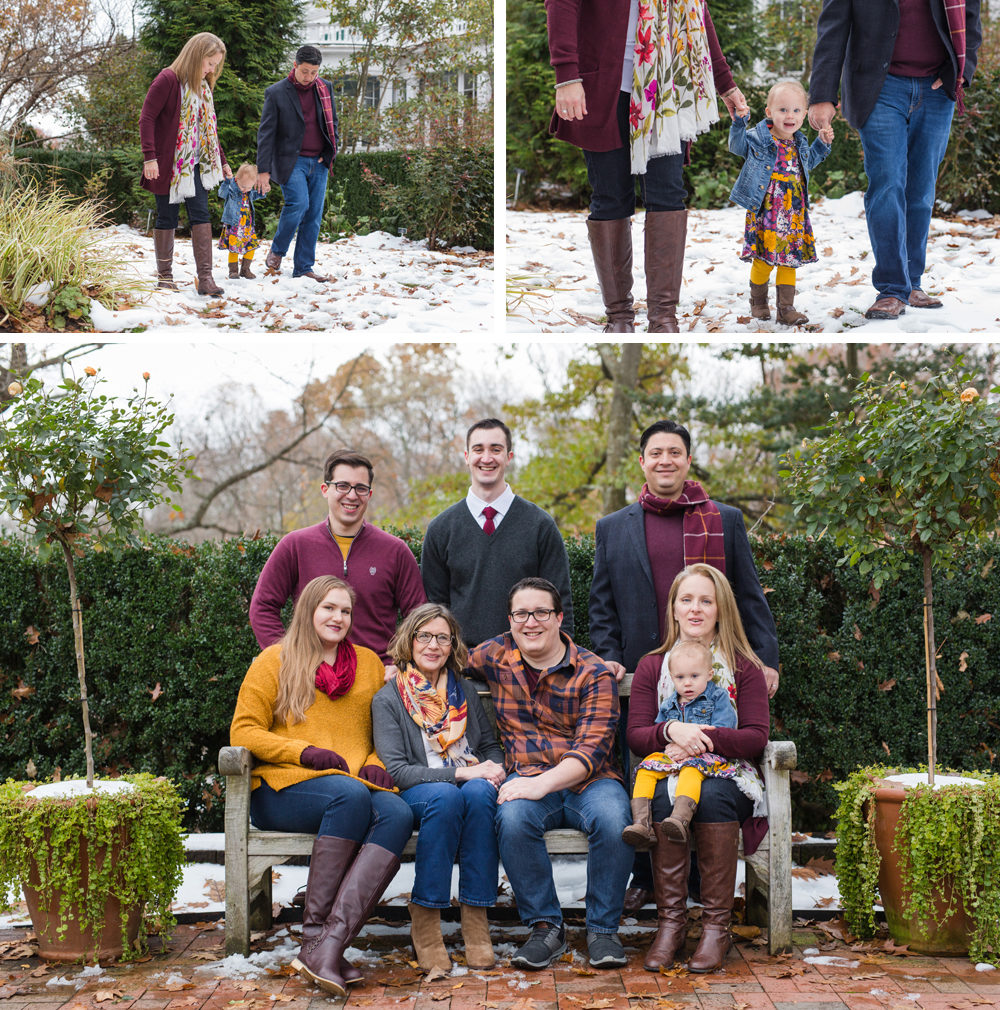 Family Portrait at Frelinghuysen Arboretum