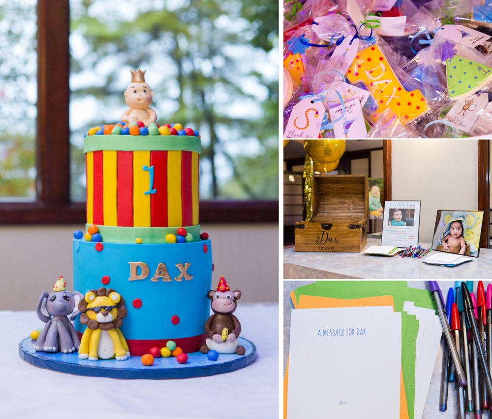 1st birthday cake and decor
