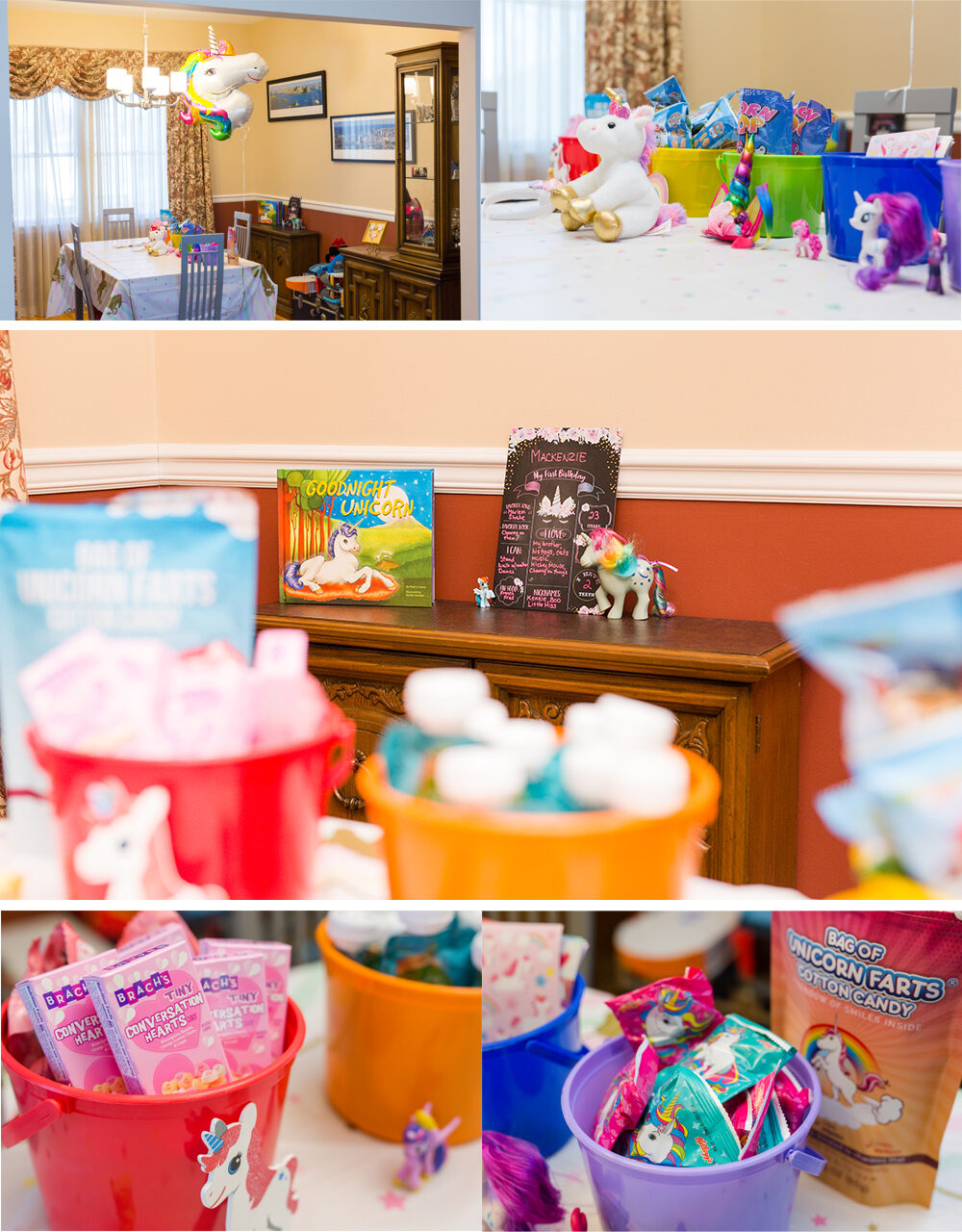 unicorn themed party decorations