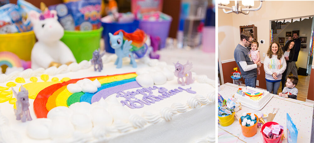 unicorn themed 1st birthday party