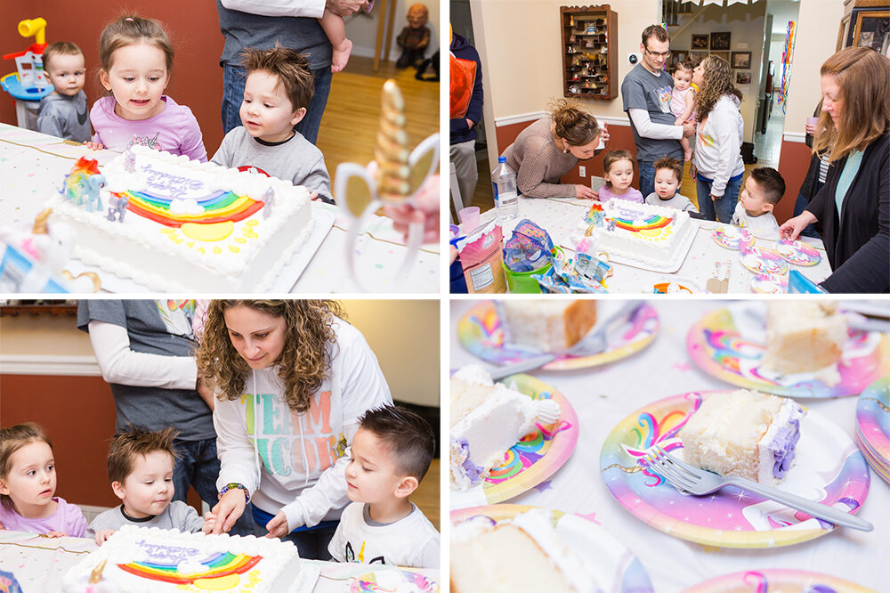 unicorn themed 1st birthday party