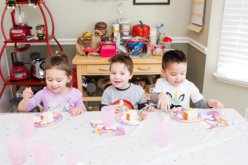 unicorn themed 1st birthday party