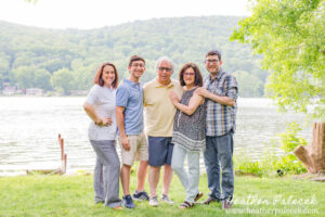 Family Photos at the Lake House