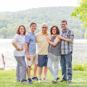 Family Photos at the Lake House