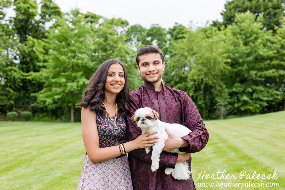 family portrait at sweet sixteen portrait session
