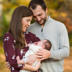 Outdoor Newborn Session at Washington Crossing Park