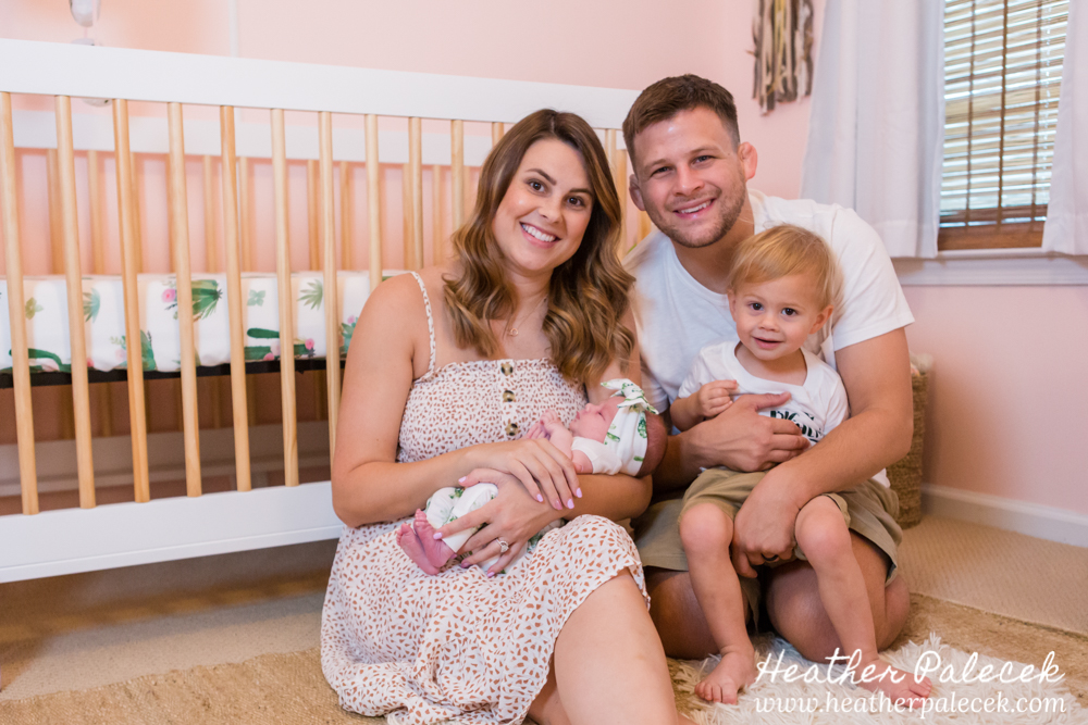 Newborn Girl Lifestyle Session Ewing NJ