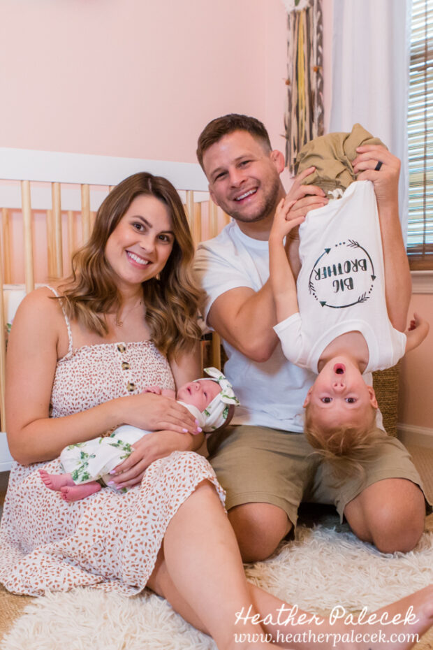 Newborn Girl Lifestyle Session Ewing NJ