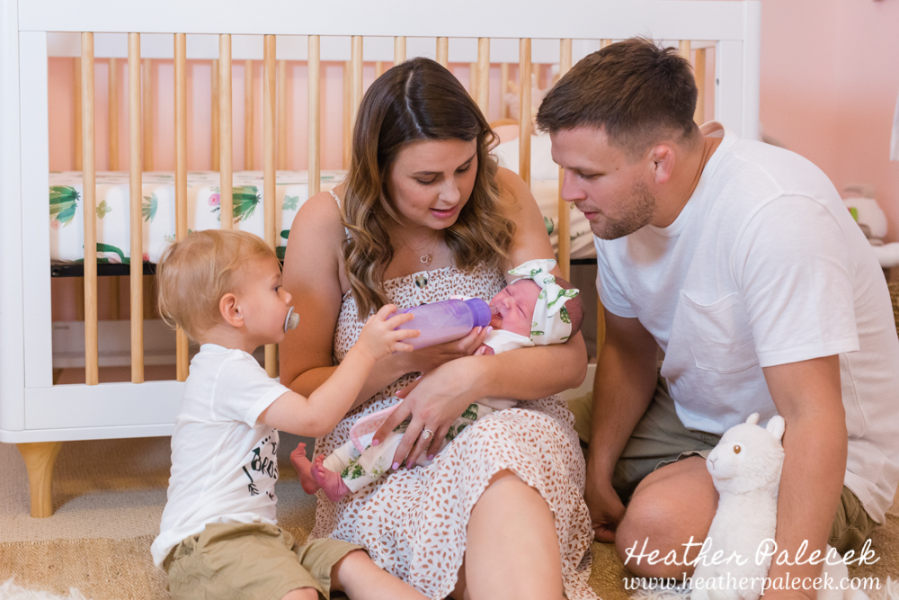 Newborn Girl Lifestyle Session Ewing NJ