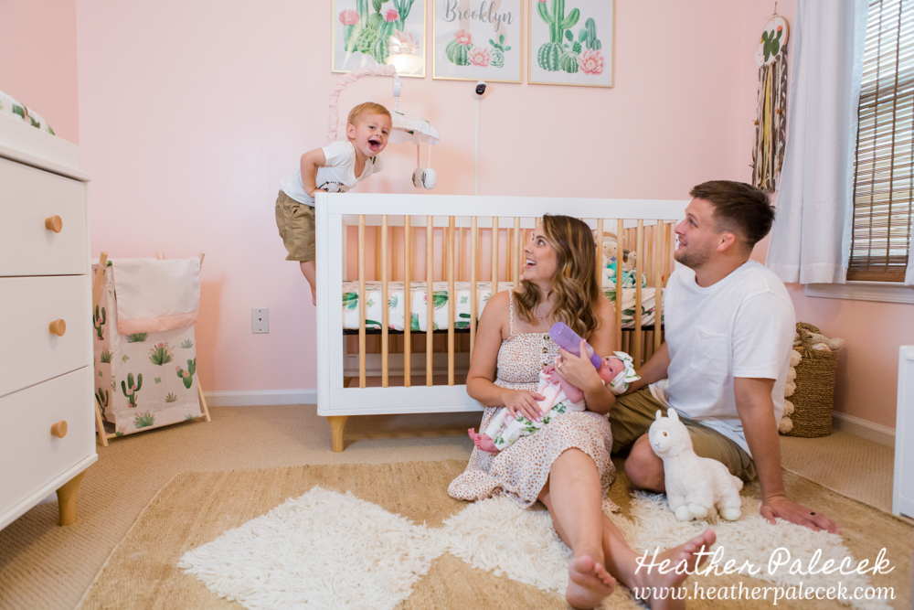 Newborn Girl Lifestyle Session Ewing NJ