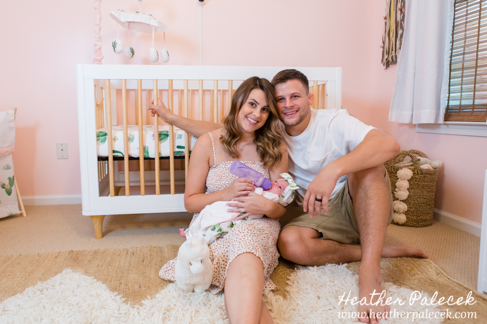 Newborn Girl Lifestyle Session Ewing NJ