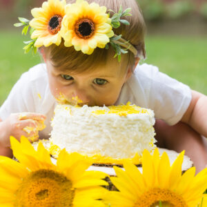 Outdoor Cake Smash for 1st Birthday {Central NJ Photographer}